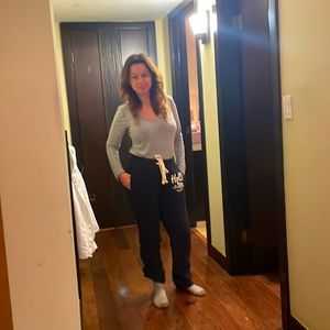 Hollister blue small pants .